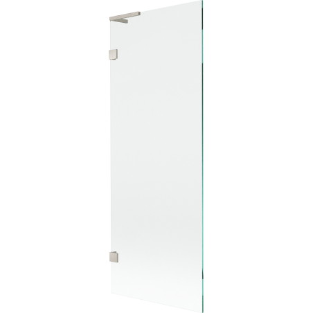Mexen Lunar L vannitoakardin 1-osaline 70 x 150 cm, läbipaistev, harjatud nikkel - 897L-070-000-97-00
