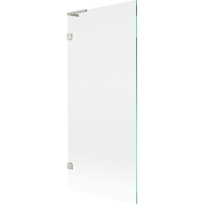 Mexen Lunar L tuš paravan s jednim krilom 80 x 150 cm, proziran, brušeni nikal - 897L-080-000-97-00