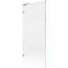 Mexen Lunar L tuš paravan s jednim krilom 80 x 150 cm, proziran, brušeni nikal - 897L-080-000-97-00