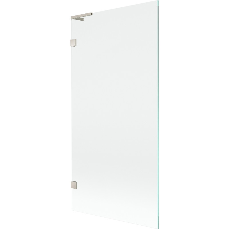 Mexen Lunar L paravan za kadu, jednodijelni 90 x 150 cm, prozirno, brušeni nikal - 897L-090-000-97-00