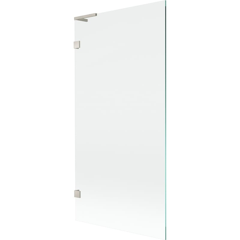 Mexen Lunar L vannitoapaneel, 1-osaline 90 x 150 cm, läbipaistev, harjatud nikkel - 897L-090-000-97-00
