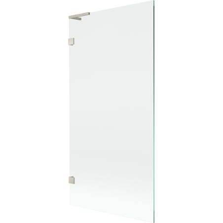 Mexen Lunar L bath screen 1-wing 90 x 150 cm, transparent, brushed nickel - 897L-090-000-97-00