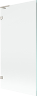 Mexen Lunar L vienas spārns vannas ekrāns 90 x 150 cm, caurspīdīgs, matēts niķelis - 897L-090-000-97-00