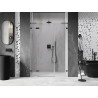 Mexen Lunar L dušiuksed vasak, 130 cm, läbipaistev, gunmetal - 834SL-130-050-95-00-L