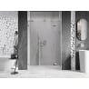 Mexen Lunar L drzwi prysznicowe uchylne prawe 145 cm, transparent, chrom - 834SL-145-050-01-00-P