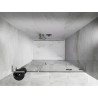 Mexen Lunar L drzwi prysznicowe uchylne prawe 155 cm, transparent, chrom - 834SL-155-050-01-00-P