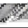 Mexen Lunar L draaideur voor douche rechts 135 cm, transparant, wit - 834SL-135-050-20-00-P