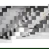 Mexen Lunar L draaideur voor douche rechts 135 cm, transparant, wit - 834SL-135-050-20-00-P
