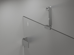 Mexen Lunar vannitoa sirm 2-ukseline vasak 110 x 150 cm, läbipaistev, kroom - 897-110-100-01-00-L