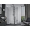 Mexen Apia sliding shower cabin 100 x 100 cm, transparent, chrome - 840-100-100-01-00
