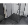Mexen Apia sliding shower cabin 100 x 100 cm, transparent, chrome - 840-100-100-01-00