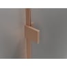 Mexen Lunar 2-wing Left Shower Screen 130 x 150 cm, Transparent, Brushed Copper - 897-130-100-65-00-L