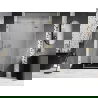 Mexen Lunar L draaiende douchedeur rechts 150 cm, transparant, goud geborsteld - 834SL-150-050-55-00-P