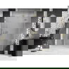 Mexen Lunar L douchedeur opklapbaar rechts 155 cm, transparant, goud geborsteld - 834SL-155-050-55-00-P