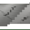 Mexen Lunar Badewannenabtrennung 2-flügelig links 90 x 150 cm, transparent, Gun Metal - 897-090-100-95-00-L
