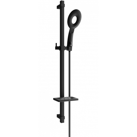 Mexen DQ73 skjutbar duschset, svart - 785734581-70