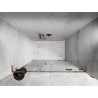 Mexen Lunar L drzwi prysznicowe uchylne prawe 155 cm, transparent, różowe złoto - 834SL-155-050-60-00-P