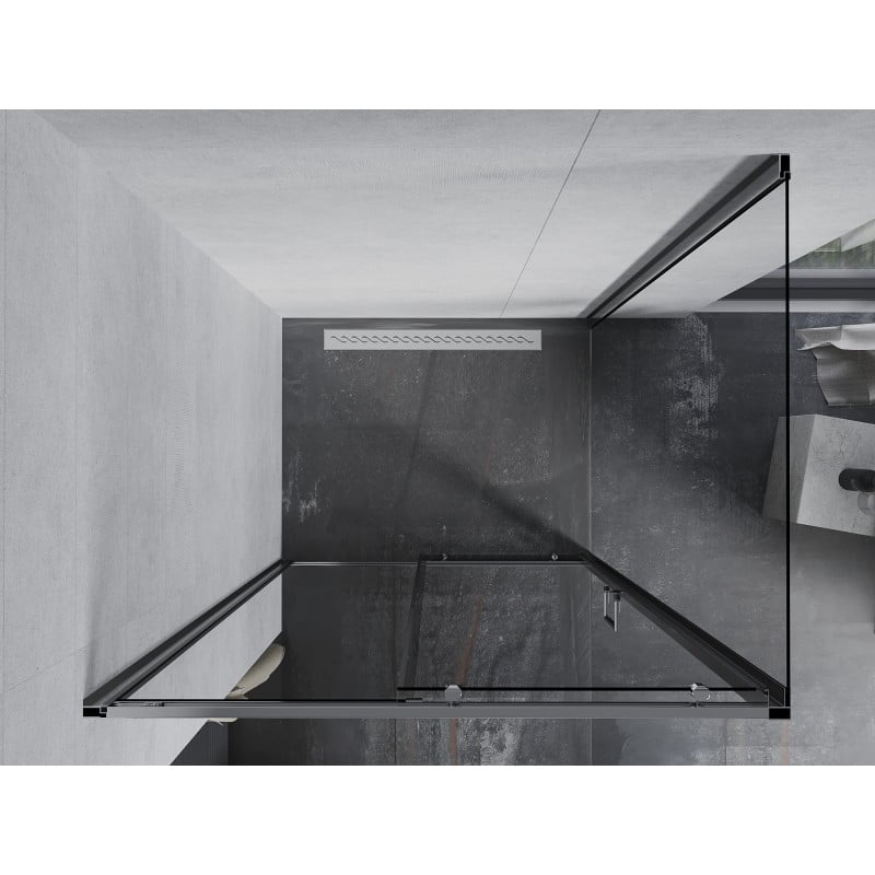 Mexen Apia schuifbare douchecabine 135 x 70 cm, transparant, chroom - 840-135-070-01-00