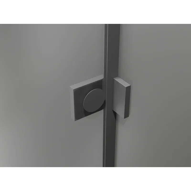 Mexen Lunar Duschabtrennung 2-flügelig rechts 120 x 150 cm, transparent, Gun Metal - 897-120-100-95-00-P