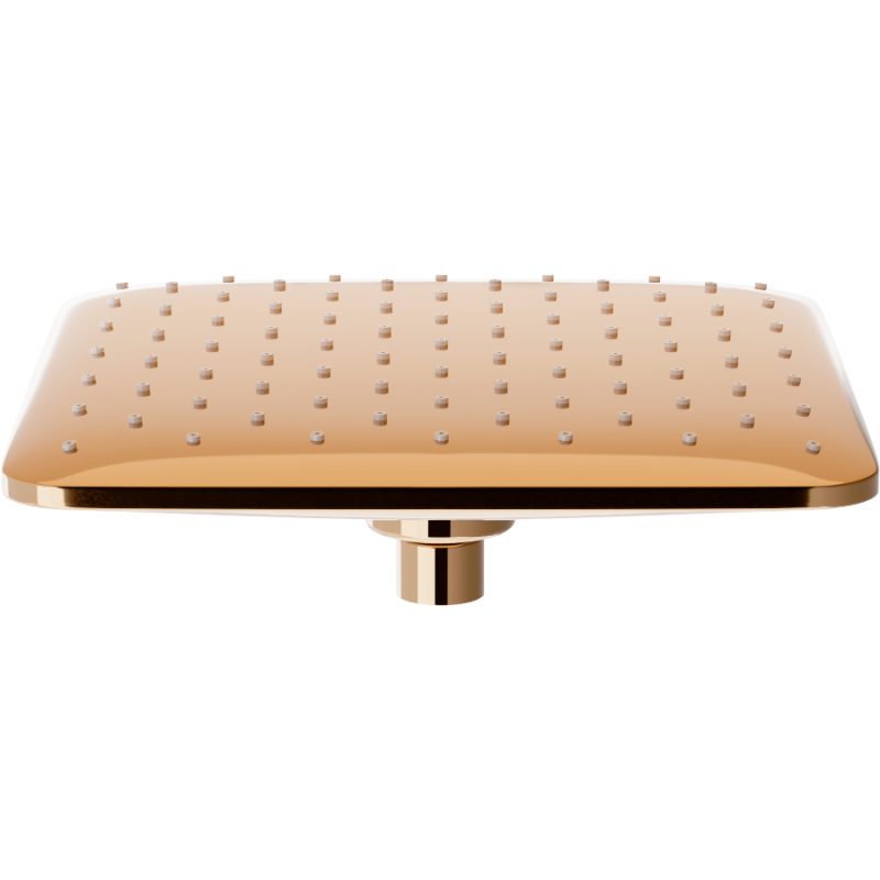 Mexen D-62 cabezal de ducha tipo lluvia 20x20 cm, oro rosa - 79762-60
