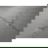 Mexen Lunar Duschwand, 2-flügelig, rechts, 140 x 150 cm, transparent, gebürsteter Nickel - 897-140-100-97-00-P