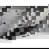 Mexen Lunar L Duschdreh­tür rechts 150 cm, transparent, schwarz - 834SL-150-050-70-00-P