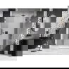 Mexen Lunar L Duschdreh­tür rechts 150 cm, transparent, schwarz - 834SL-150-050-70-00-P