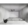 Mexen Lunar L drzwi prysznicowe uchylne prawe 120 cm, transparent, gun metal - 834SL-120-050-95-00-P