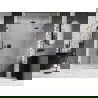 Mexen Lunar L douchedeur scharnierend rechts 145 cm, transparant, gun metal - 834SL-145-050-95-00-P