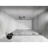 Mexen Lunar L parema avaneva dušinurk 145 cm, läbipaistev, harjatud nikkel - 834SL-145-050-97-00-P