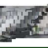 Mexen Apia Duschkabine zum Schieben 135 x 90 cm, weiße Streifen, Chrom - 840-135-090-01-20