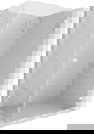 Mexen Lunar-B L Duschkabine mit rechter Tür 100 x 90 cm, transparent, weiß - 832L-100-090-20-00-P