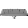 Mexen D-62 douchekop 20x20 cm, geborsteld gun grijs - 79762-66