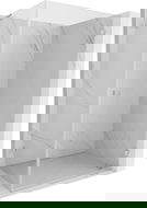 Mexen Lunar-B L Duschkabine zum Öffnen rechts 90 x 80 cm, transparent, gebürsteter Nickel - 832L-090-080-97-00-P