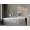 Mexen X-Wall-R Wandeinbauablage mit Flansch 30 x 20 cm, Inox - 1910302010