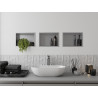 Mexen X-Wall-R półka wnękowa z kołnierzem 30 x 20 cm, inox - 1910302010