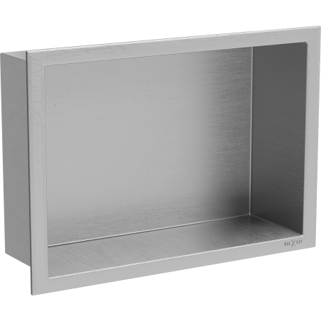 Mexen X-Wall-R recessed shelf with flange 30 x 20 cm, inox - 1910302010