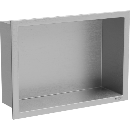 Mexen X-Wall-R Wandeinbauablage mit Flansch 30 x 20 cm, Inox - 1910302010