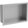 Mexen X-Wall-R Wandeinbauablage mit Flansch 30 x 20 cm, Inox - 1910302010