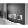 Mexen X-Wall-R estante empotrado con reborde 30 x 20 cm, blanco - 1920302010