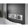 Mexen X-Wall-R nis nisplank met flens 30 x 20 cm, wit - 1920302010