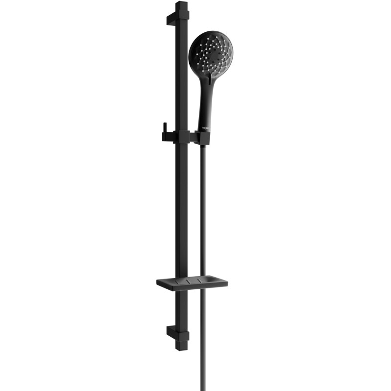 Mexen DQ74 crni podesivi tuš set - 785744581-70