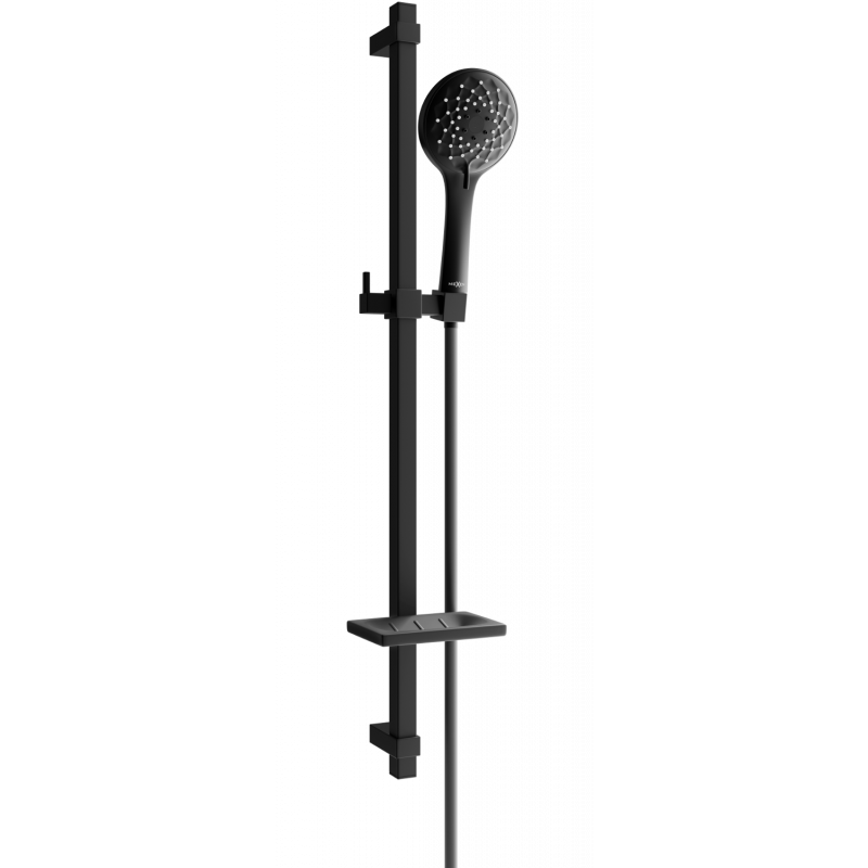 Mexen DQ74 verstellbares Duschset, schwarz - 785744581-70