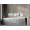 Mexen X-Wall-R nis nisplank met flens 30 x 20 cm, wit - 1920302010