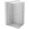 Mexen Mist T preklopna tuš kabina 105 x 75 cm, prozirna, kromirana - 8A4T-105-075-01-00