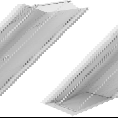 Mexen Mist T cabine de duche de abrir 80 x 80 cm, transparente, cromada - 8A4T-080-080-01-00