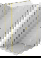 Mexen Mist T Duschkabine klappbar 85 x 80 cm, transparent, gold - 8A4T-085-080-50-00