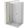 Mexen Mist T zakretna tuš kabina 105 x 100 cm, prozirna, zlatna - 8A4T-105-100-50-00