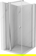 Mexen Mist T Duschkabine schwingbar 90 x 90 cm, transparent, Chrom - 8A4T-090-090-01-00