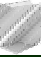 Mexen Mist T καμπίνα ντους με αρθρωτή πόρτα 120 x 110 cm, διάφανη, χρώμιο